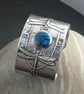  Blue Shell Dragonfly Cuff Bracelet - Image 4