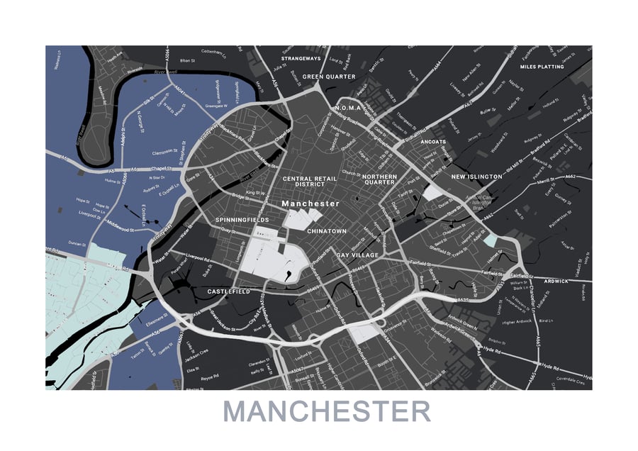 Manchester City Map
