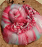 50g Candyfloss Cloud Art Batt for Spinning