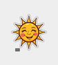 Funny Vinyl Sticker For Adults - Cute Sun - Image 1