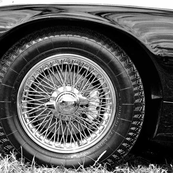 E Type Jaguar Classic Motor Car Photograph Print