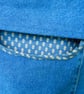 Denim peg bag clothes pins bag reclaimed fabric - Image 4