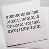 ILOVEYOU - binary code greeting valentine card - geek
