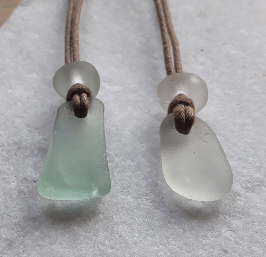 Seaglass Pendants: Surfer Style