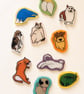 Customized Handmade Original Pet Illustration,Fridge Magnet,Necklace,Keyring... - Image 3