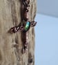 Green Dragon Scale Copper Cross Crucifix Pendant Necklace Gift Jewellery Jewelry - Image 7