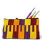 Geometric Kente Tools Case (Purple, Yellow, Red)  - Image 2