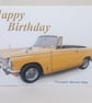 Triumph Herald Convertible 1970 - Birthday, Anniversary, Retirement, Plain Card - Image 1