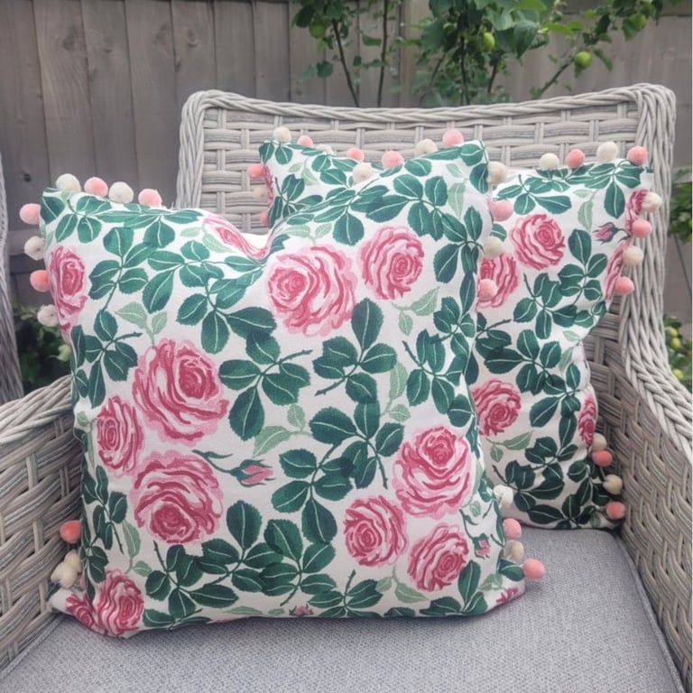 Emma Bridgewater Rose Cushion Cover