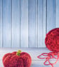 Cute pumpkin decoration crocheted in premium acrylic yarn - Image 10