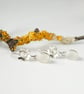 Sterling silver and moonstone earrings inspired by lichen - Image 9