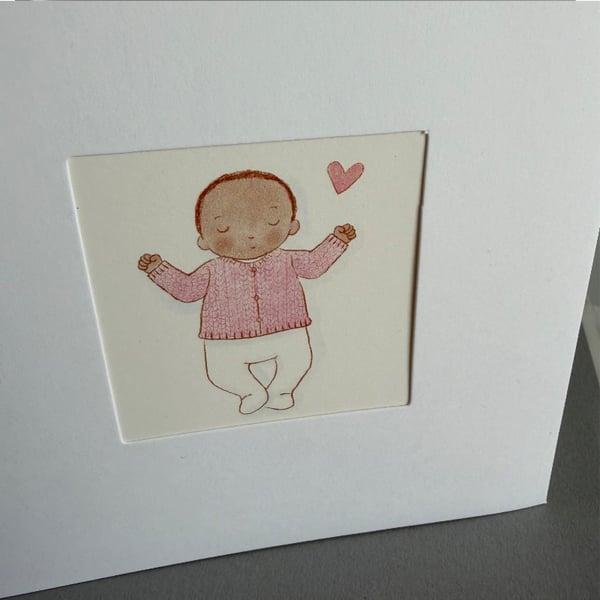A New Baby Girl Card