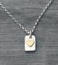 Small Gold Heart Pendant  - Image 9
