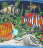 From the  sea, Tropical Fish cushion - Image 3
