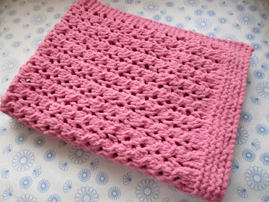 Lace Patterned Baby Blanket