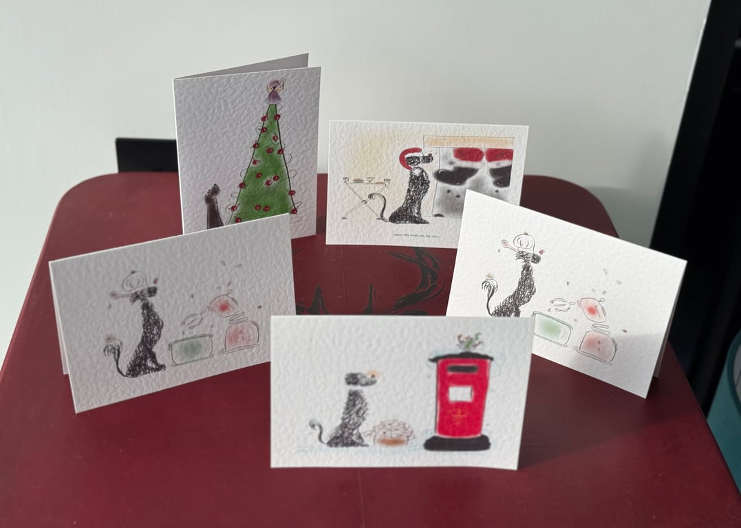 A Dog’s Christmas Pack of Five Cards