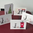 A Dog’s Christmas Pack of Five Cards