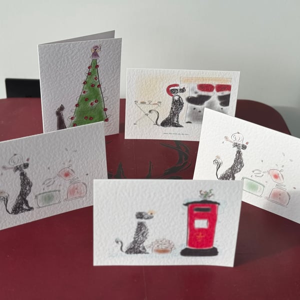 A Dog’s Christmas Pack of Five Cards
