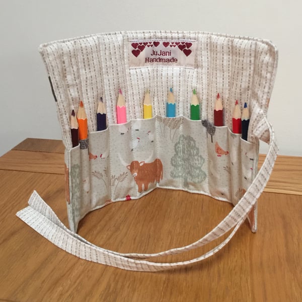 Pencil Roll-Farmyard Animals