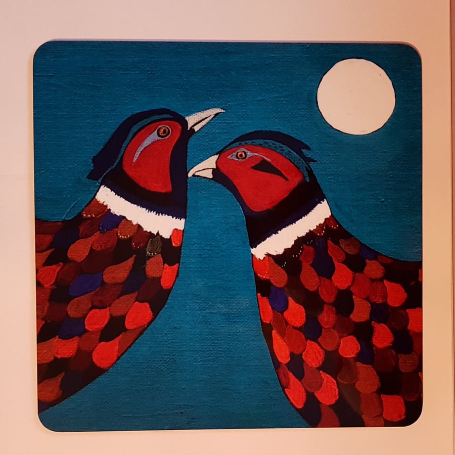 Place Mat Artist Designed Pheasant