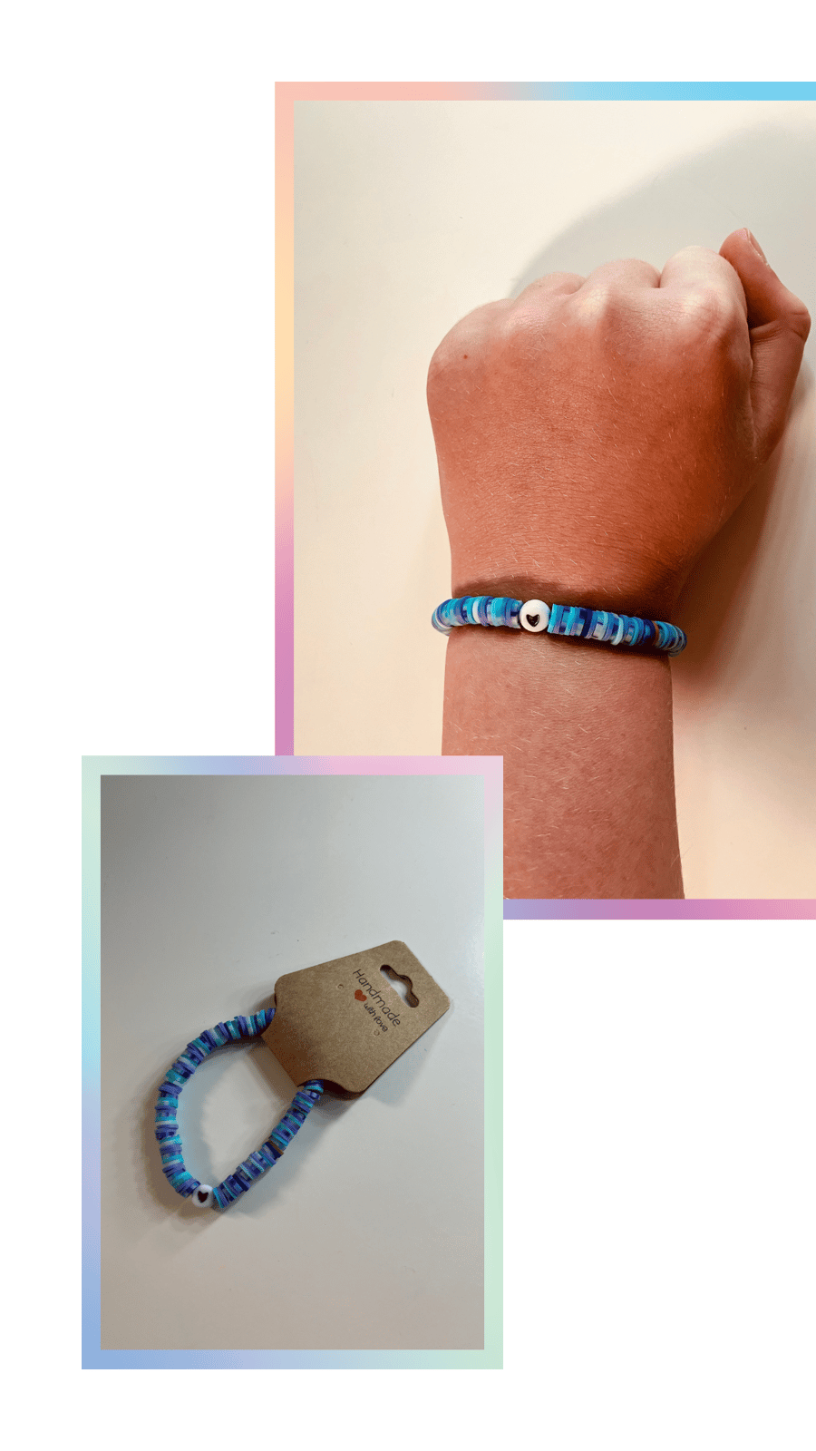 Blue Beaded Bracelet