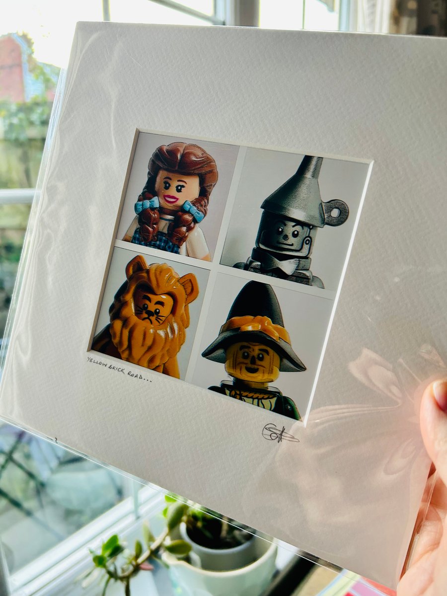 WIZARD OF OZ - Lego minifigures - mounted print