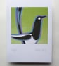 A4 British Bird Print - Magpie   
