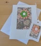 A6 'Floral' Card & Gift Tag
