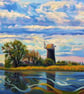 Norfolk Broads A5 Greeting Card January  - Image 1