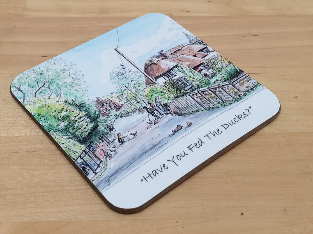 Have you Fed the Ducks? Coaster