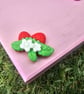 Pink Strawberry Jewellery Box - Handmade Floral Keepsake Box - Romantic Gift -  - Image 4