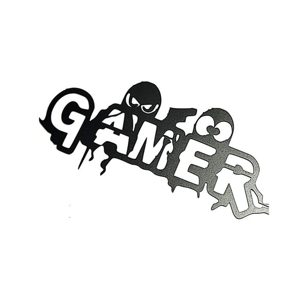 Black “Gamers” Sign - Gaming Room Wall Décor