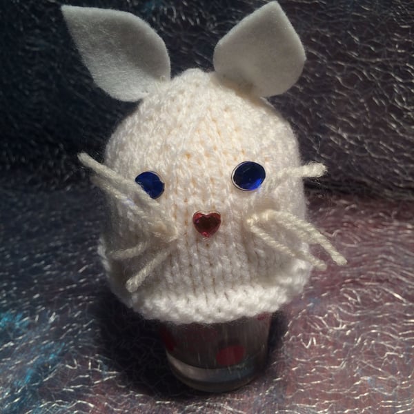 Little Knitted Bunny Egg Cosy