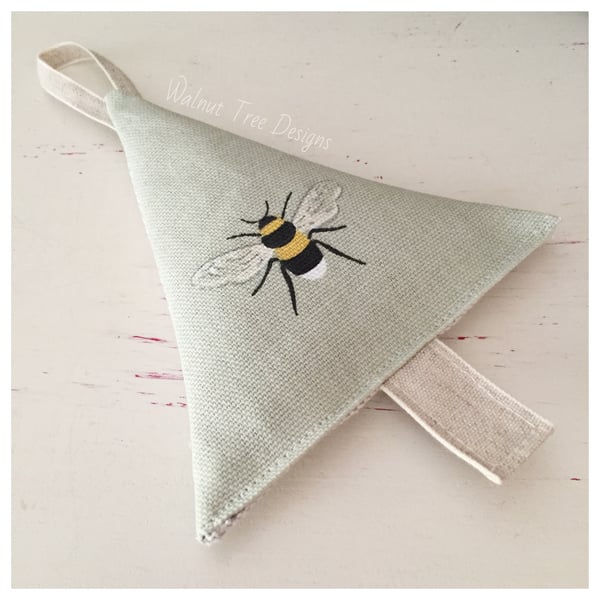 Lavender Bee Tree Decoration -Sophie Allport fabric