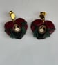 Unique polymer clay earrings 