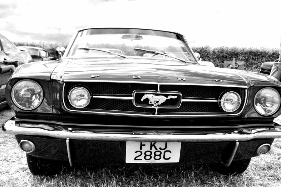 Ford Mustang Sports Car Photograph Print
