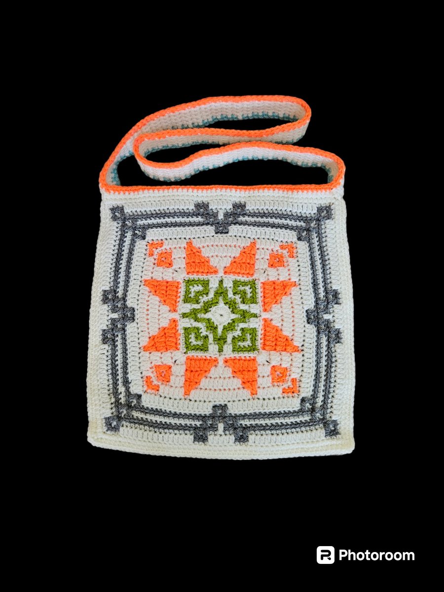 Crochet handbag festival bag