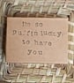 'Puffin lucky' worry stone keyring  - Image 3