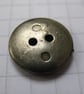10 Small Flat Patterned Silver Metal Buttons - Image 5