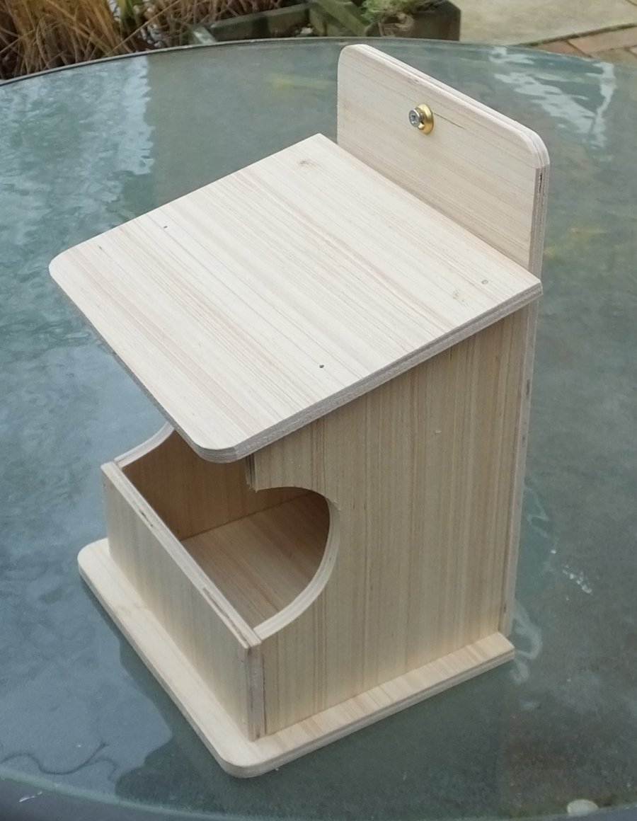 Wild garden bird nesting box in kit form, self assembly kit DIY for the family.