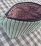 Hand made zip pouch - Image 1