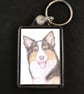 Holly the Border Collie  - Keyring - Image 1