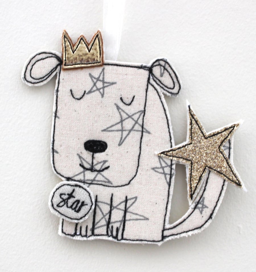 'Star Doggy' - Hanging Decoration