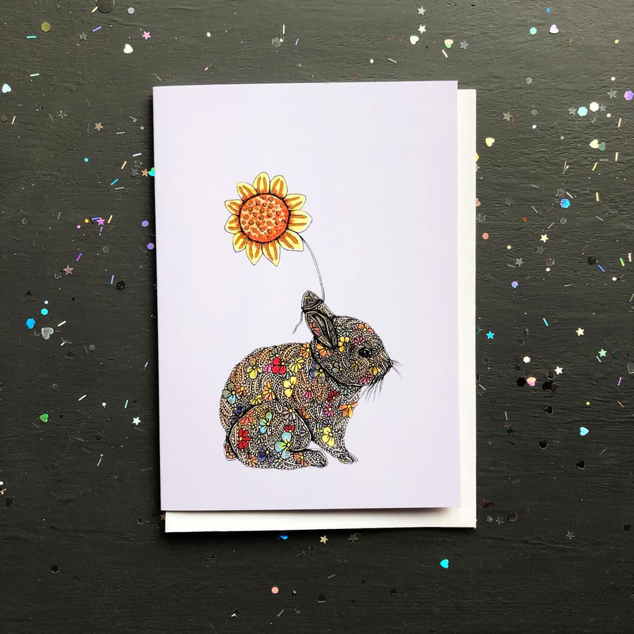 SALE! Bunny Card