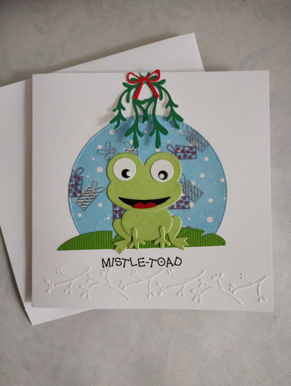 Mistle-Toad Chirstmas Card 