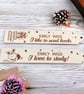 2 personalised childrens book markers
