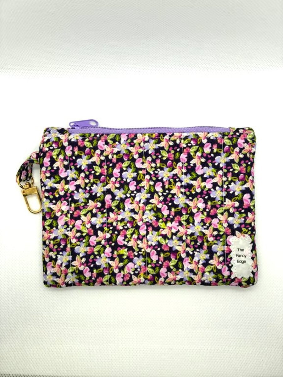 Purse, Large purse, Quilted bag, mini makeup bag, mini sewing kit bag