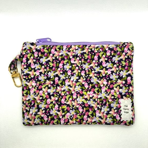 Purse, Large purse, Quilted bag, mini makeup bag, mini sewing kit bag