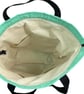 Extra Large canvas drawstring knitting bag with llamas print, many pockets - Image 6