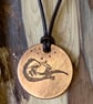 Otter - Handmade Etched Copper Earrings SMALL - Image 3